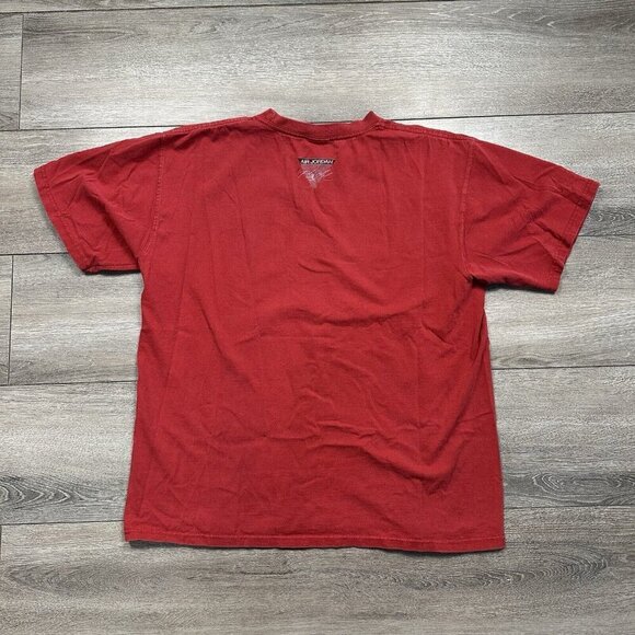 Air Jordan Shirt Mens XL Red Nike Is It The Shoes Crew Neck Short Sleeve VTG - Picture 2 of 7